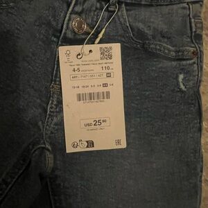 Brand new girls zara denin, with tags, size 4/5